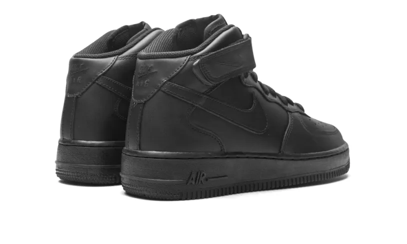 Nike Lifestyle Air Force 1 Mid '07 '2021 Release Triple Black'